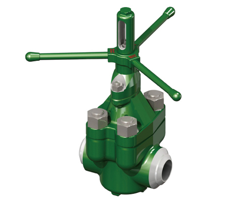 4、5000PSI rubber seal mud  valve Welded end